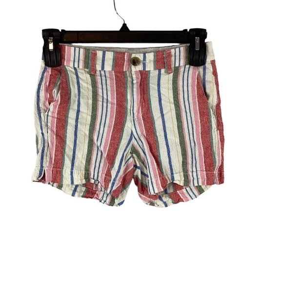 Old Navy Pants - Old Navy Everyday Short Mid-Rise Size 0 Multicolor Stripe